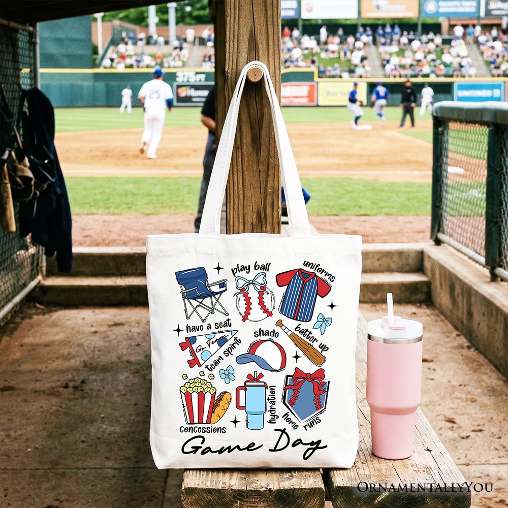 Spacious Baseball Tote Bag and the Game Day Fan