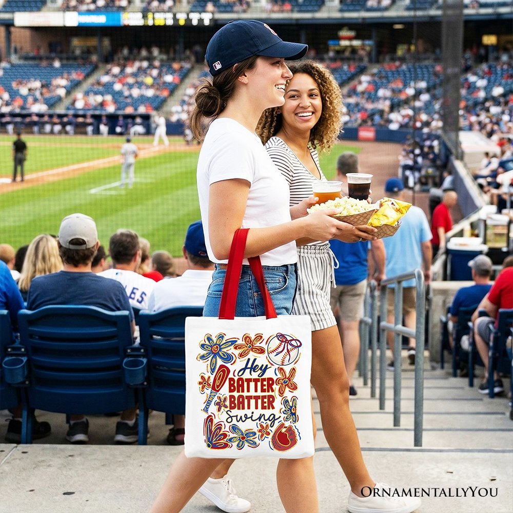 Retro Baseball Shopper Bag For Moms and Gifts