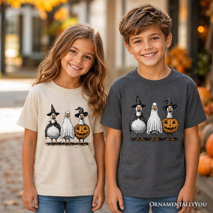 Funny Goose Tshirt For Youth and Happy Kids