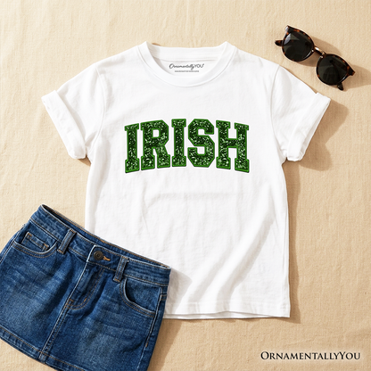 St Patricks Day Green Cotton Tee for Kids