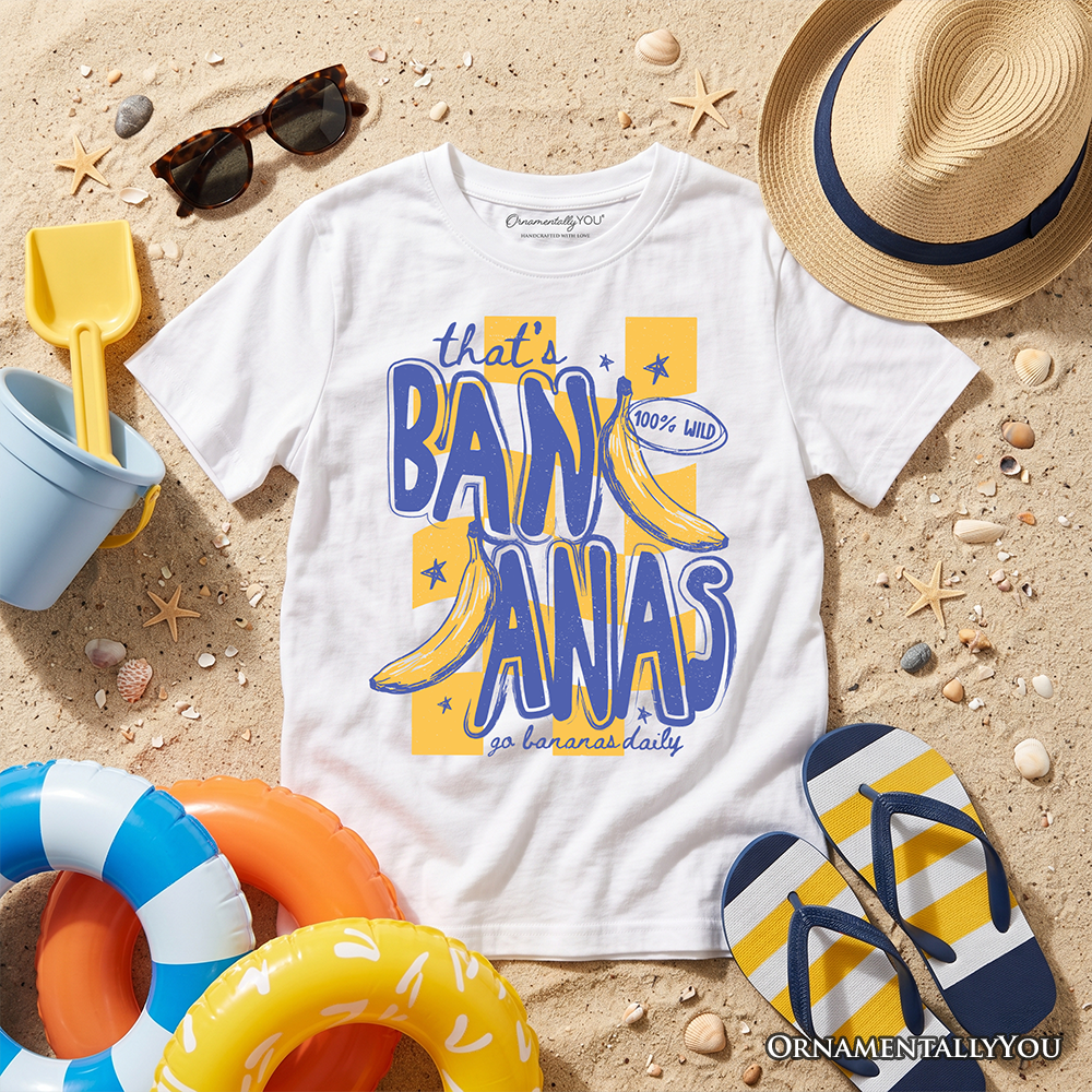 Funny Kids Banana Summer T-Shirt and Cool Art