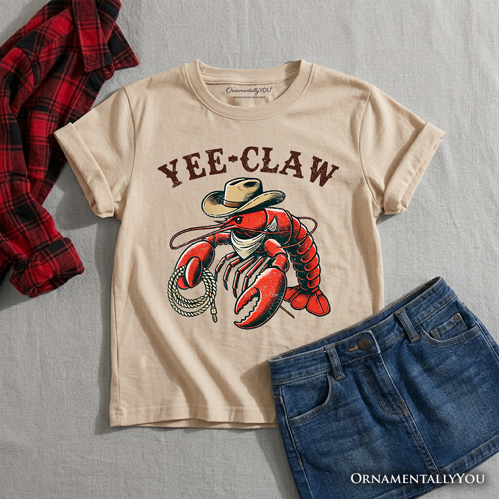 Funny Yee Claws Cowboy Tees for Very Little Kids