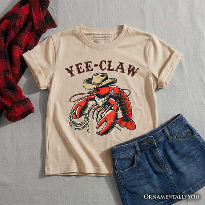 Funny Yee Claws Cowboy Tees for Very Little Kids