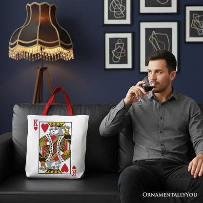 King Of Hearts Canvas Tote Bag And Classic Gift