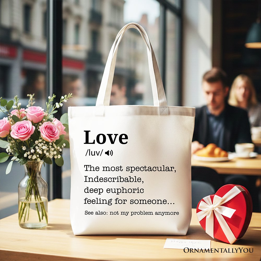 Love Not My Problem Anymore Canvas Tote Bag