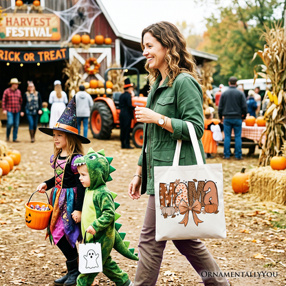Coquette Tote Bag For the Autumn And Pumpkin Days