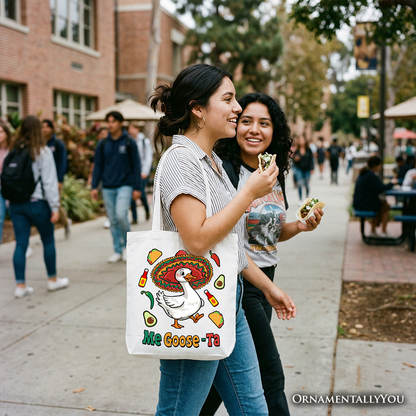 a Funny Mexican Goose Canvas Tote Bag for Life