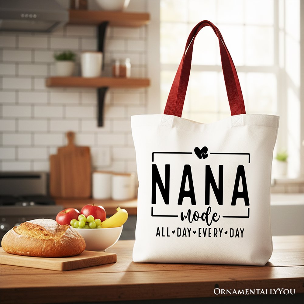 Nana Mode Canvas Tote Bag and a Gift for Grandma