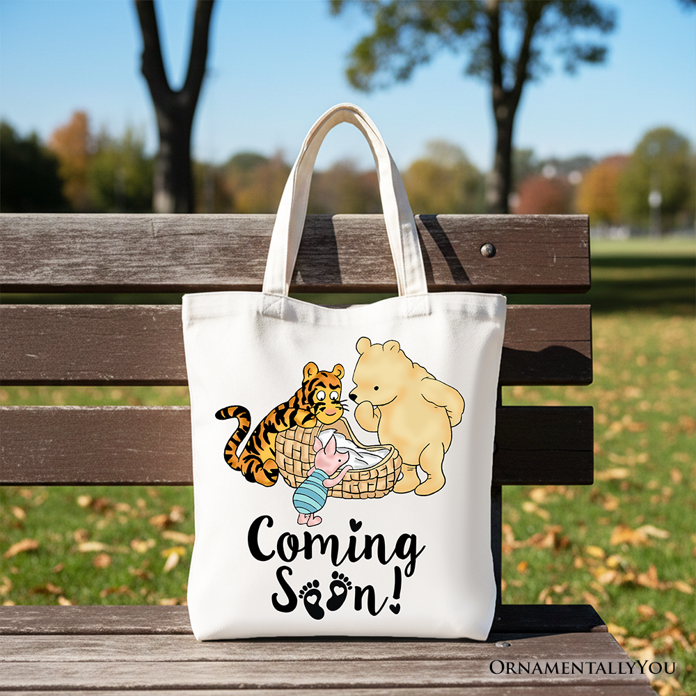 Canvas Tote Bag for the Pregnancy Announcement