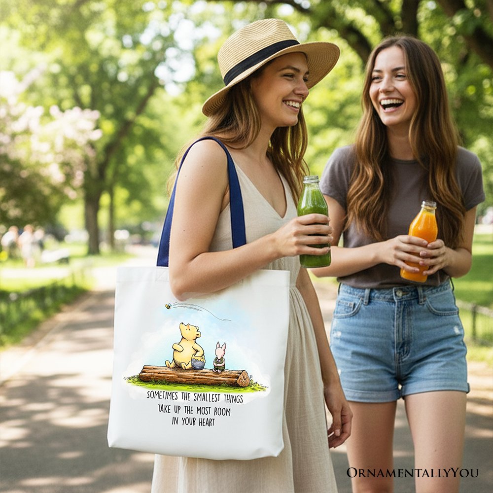 Friendly Winnie Pooh Canvas Bag and a Gift