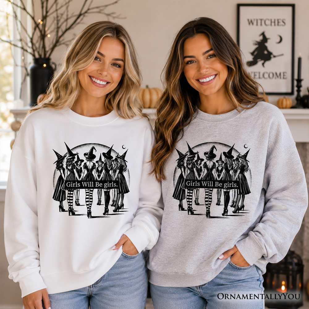 Girls Will Be Girls and Witchy Halloween Sweater