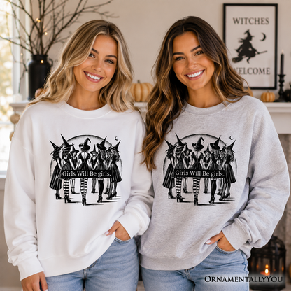 Girls Will Be Girls and Witchy Halloween Sweater