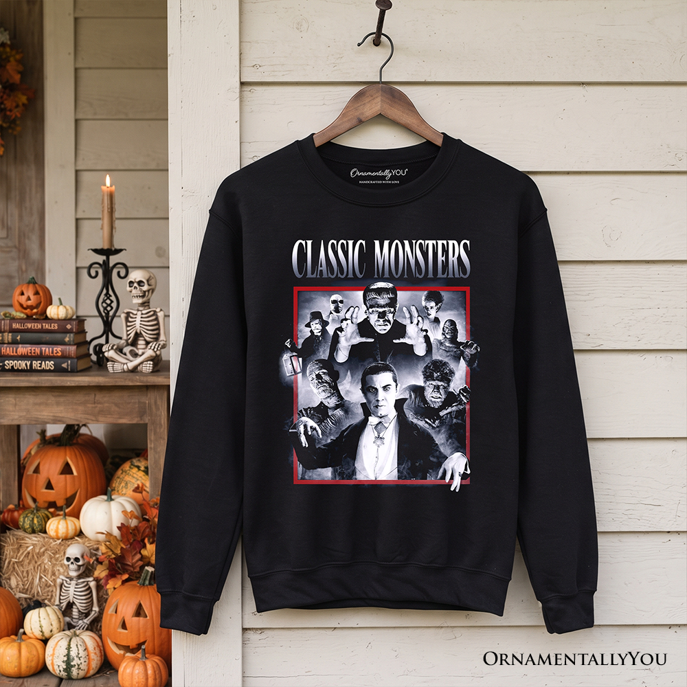 Vintage Horror And Classic Monsters Sweater