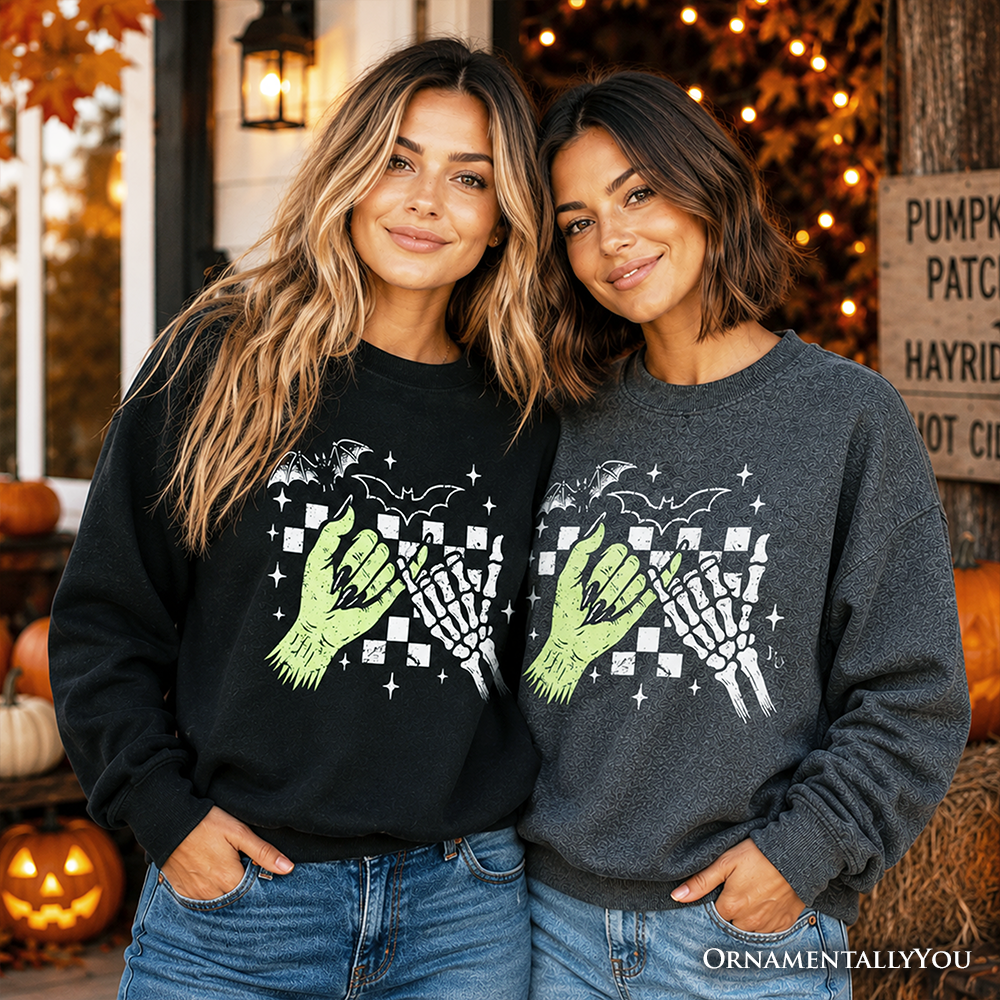 Funny Monster Keeps a Pinky Promise Sweatshirt