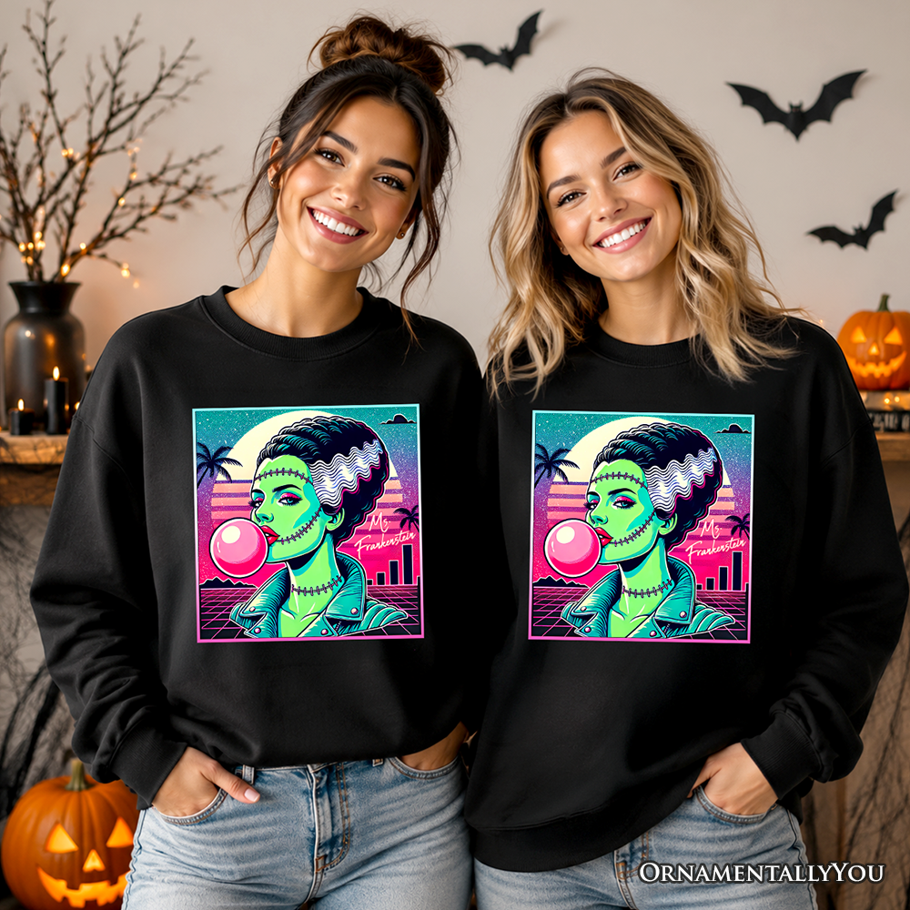 Mrs Frankenstein Retro Horror Sweatshirt and Soft
