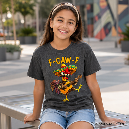 Kids Cinco De Mayo Rooster Cotton Tee