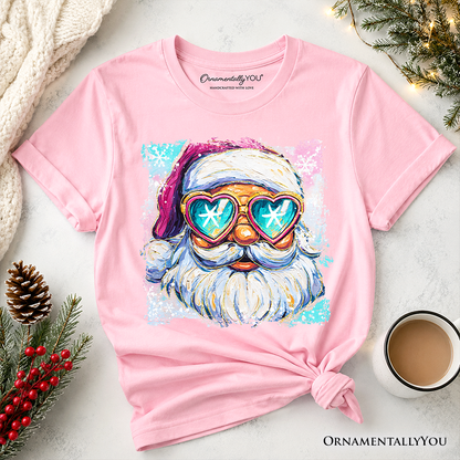 Kids Santa Christmas T Shirt for Holiday Fun