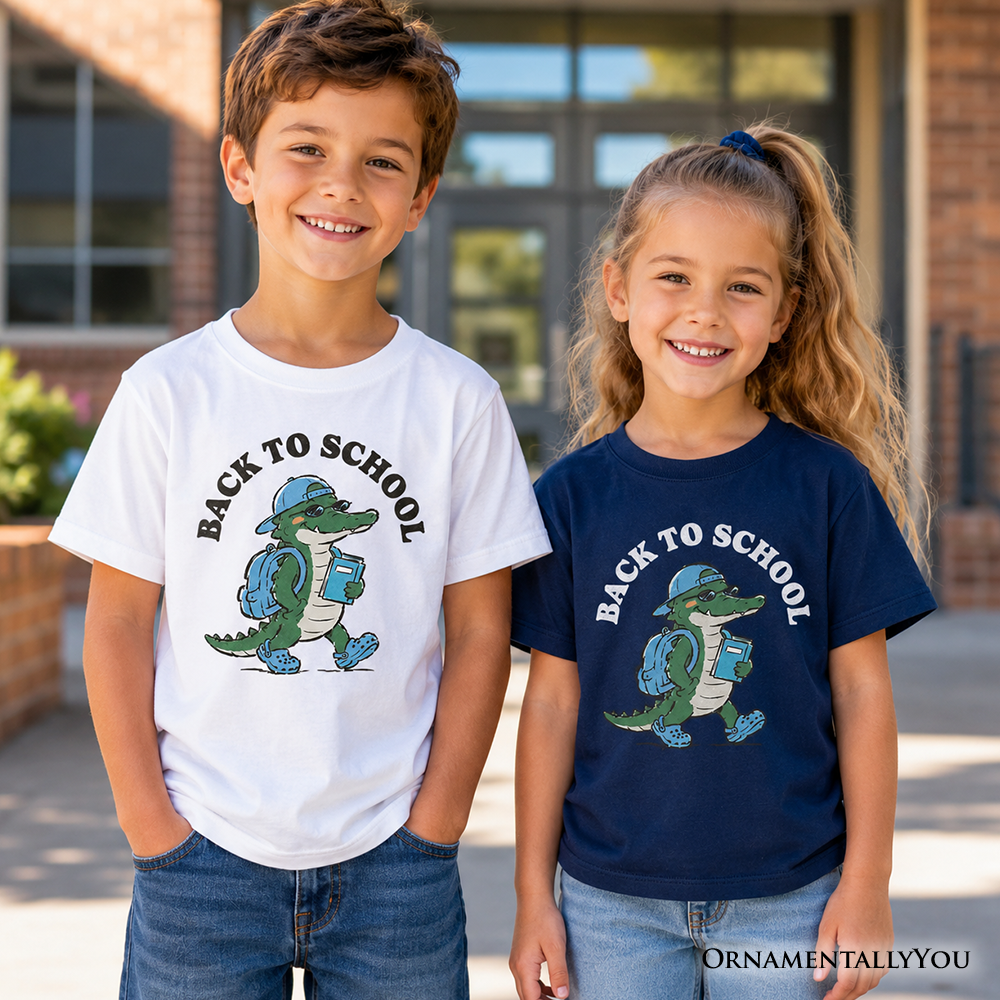 The Cool Alligator Back to School Kids Tee