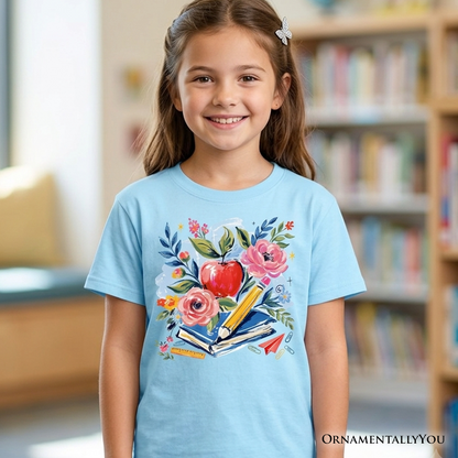 Soft Kids Boho Floral Tee for Back to School