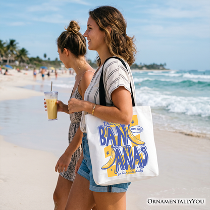 Funny Banana Summer Tote Bag and Beach Day