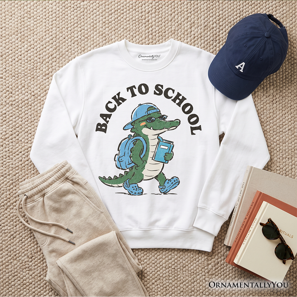 Alligator Back To School Sweatshirt For Teachers