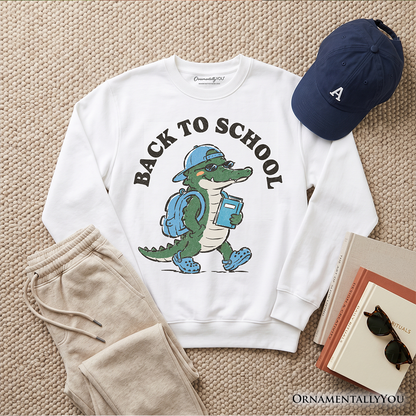 Alligator Back To School Sweatshirt For Teachers