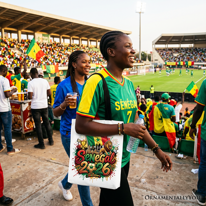 Senegal 2026 Lions Tote Bag and Soccer Gift