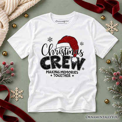 Kids Christmas Tee and Glitter Santa Hat