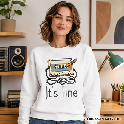 Retro Cassette Tape Sweatshirt and a 90s Look