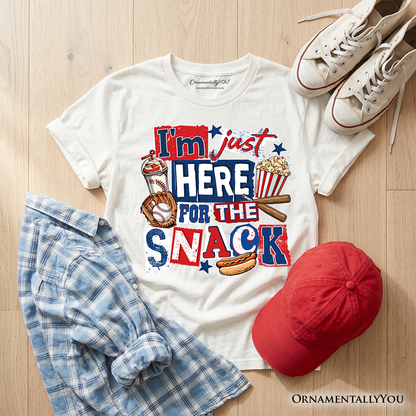 Baseball Snacks Kids Tee and Food Graphic Shirt