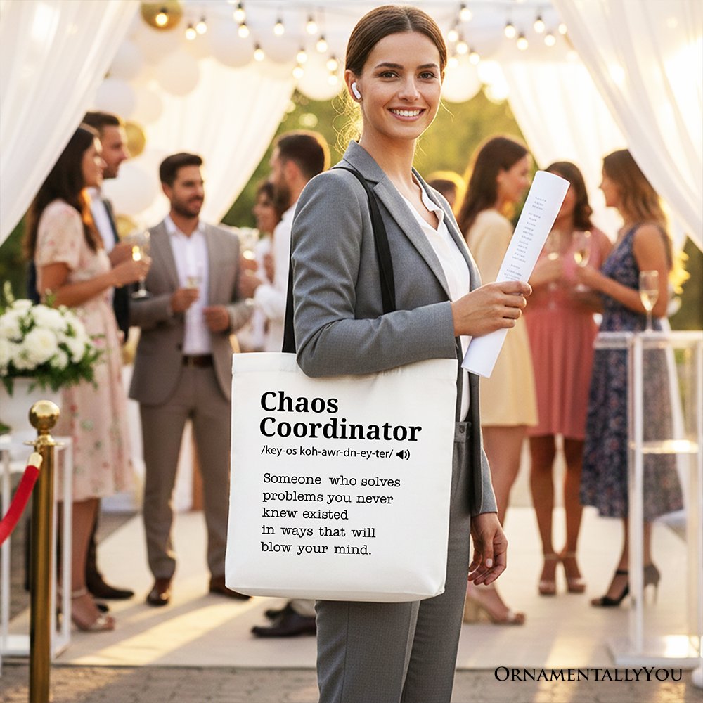 Funny Chaos Coordinator Bag the Canvas Tote