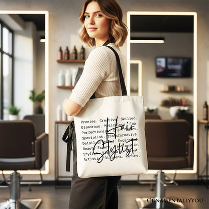 Hair Stylist Canvas Tote Bag and the Salon Gift