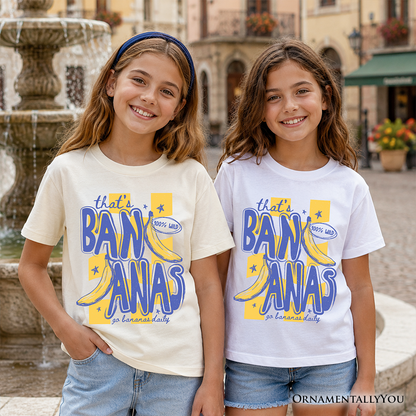Funny Kids Banana Summer T-Shirt and Cool Art