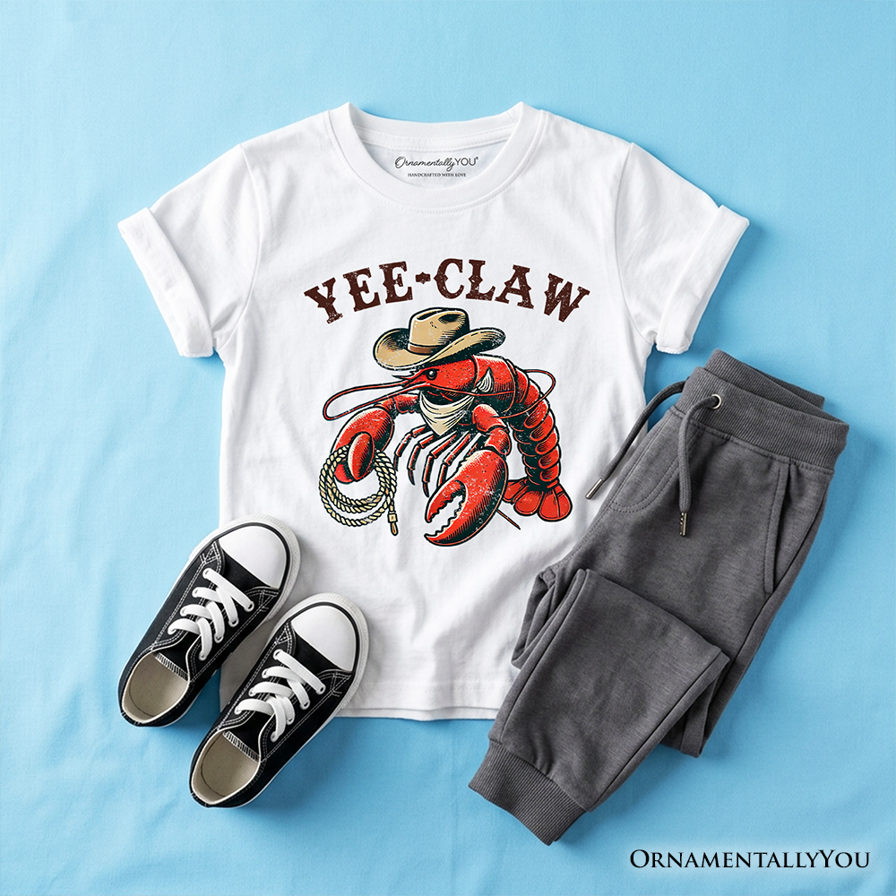 Funny Yee Claws Cowboy Tees for Very Little Kids
