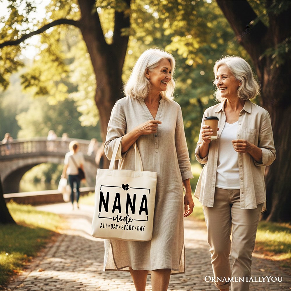 Nana Mode Canvas Tote Bag and a Gift for Grandma