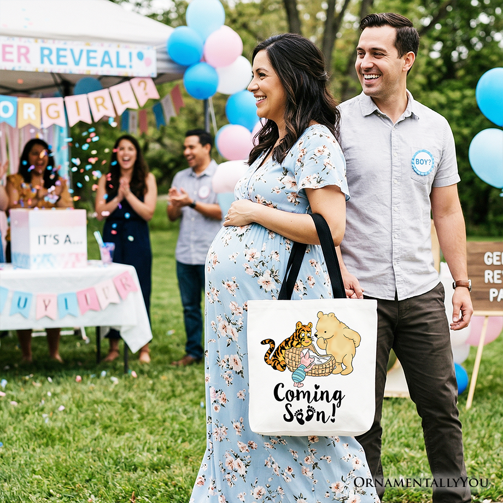 Canvas Tote Bag for the Pregnancy Announcement