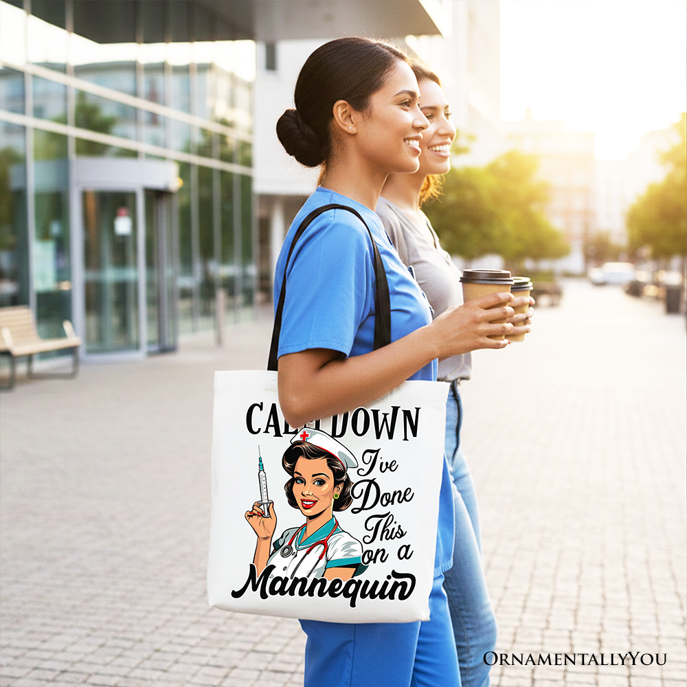 Sassy Nursing School Tote Bag With A Canvas