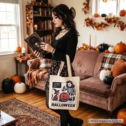 Its Never Too Early for Halloween Canvas Tote Bag