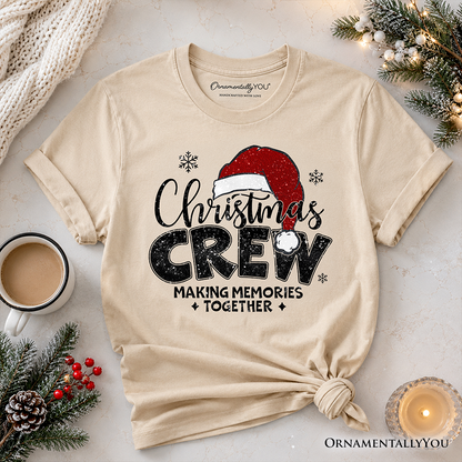 Kids Christmas Tee and Glitter Santa Hat