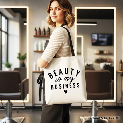Modern Beauty Artist Canvas Tote Bag and Shopper