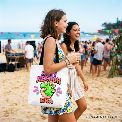 In My Needoh Era Canvas Tote Bag and a Gift