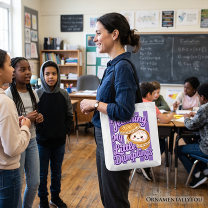 Kawaii Dumpling Teacher Gift For A Canvas Tote