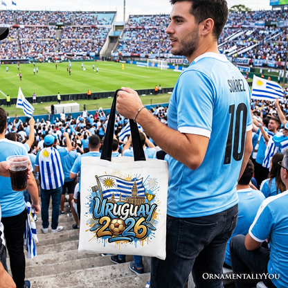 Uruguay 2026 World Cup and Soccer Tote Bag