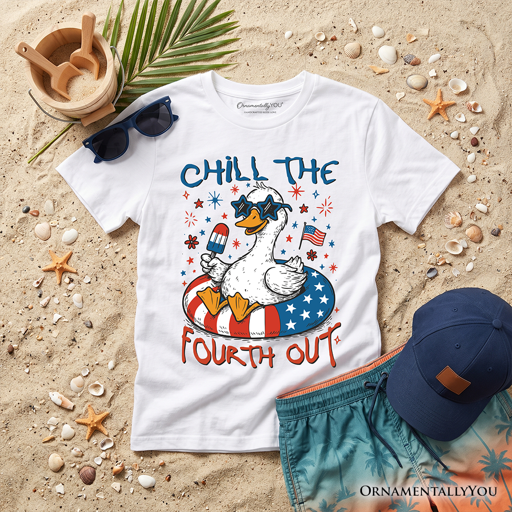 Funny Youth and Patriotic 4th of July Goose Tee