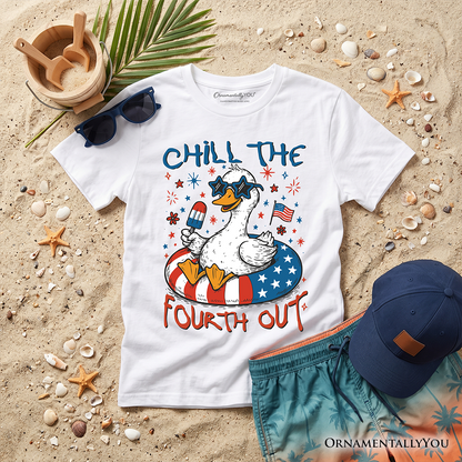 Funny Youth and Patriotic 4th of July Goose Tee