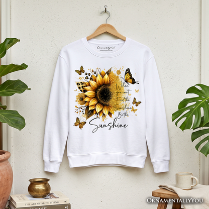 Sunflower and Sunshine Inspirational Sweater
