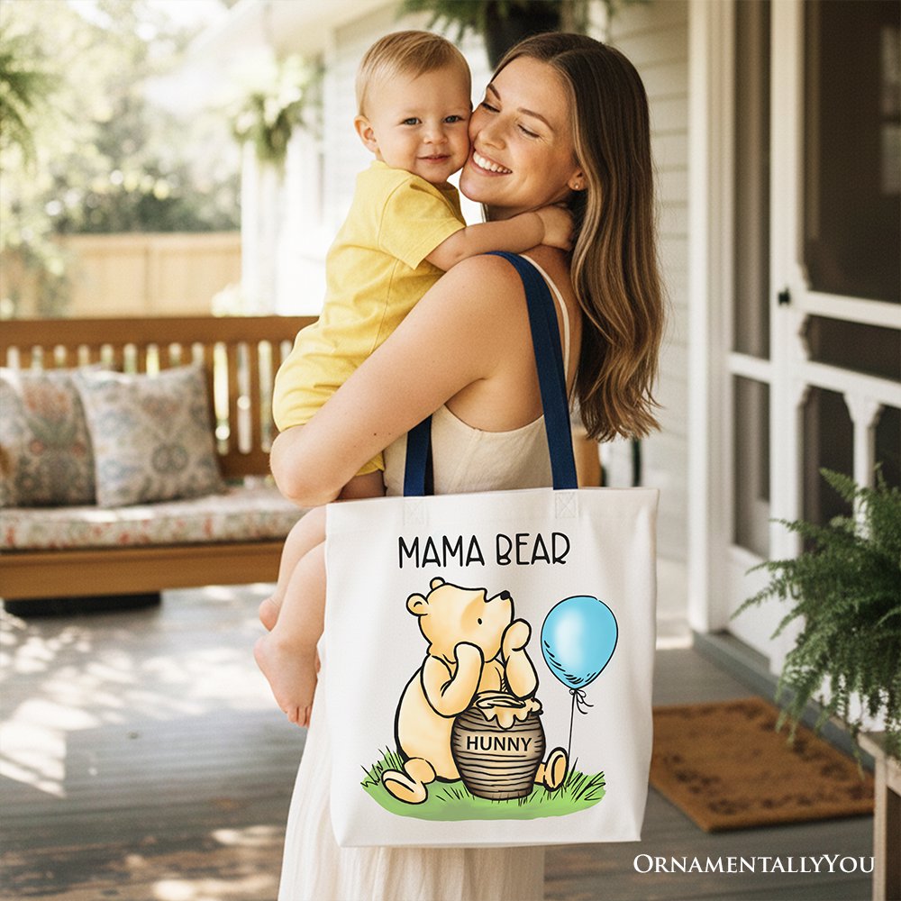 Winnie the Pooh Canvas Tote Bag and Mother Gift