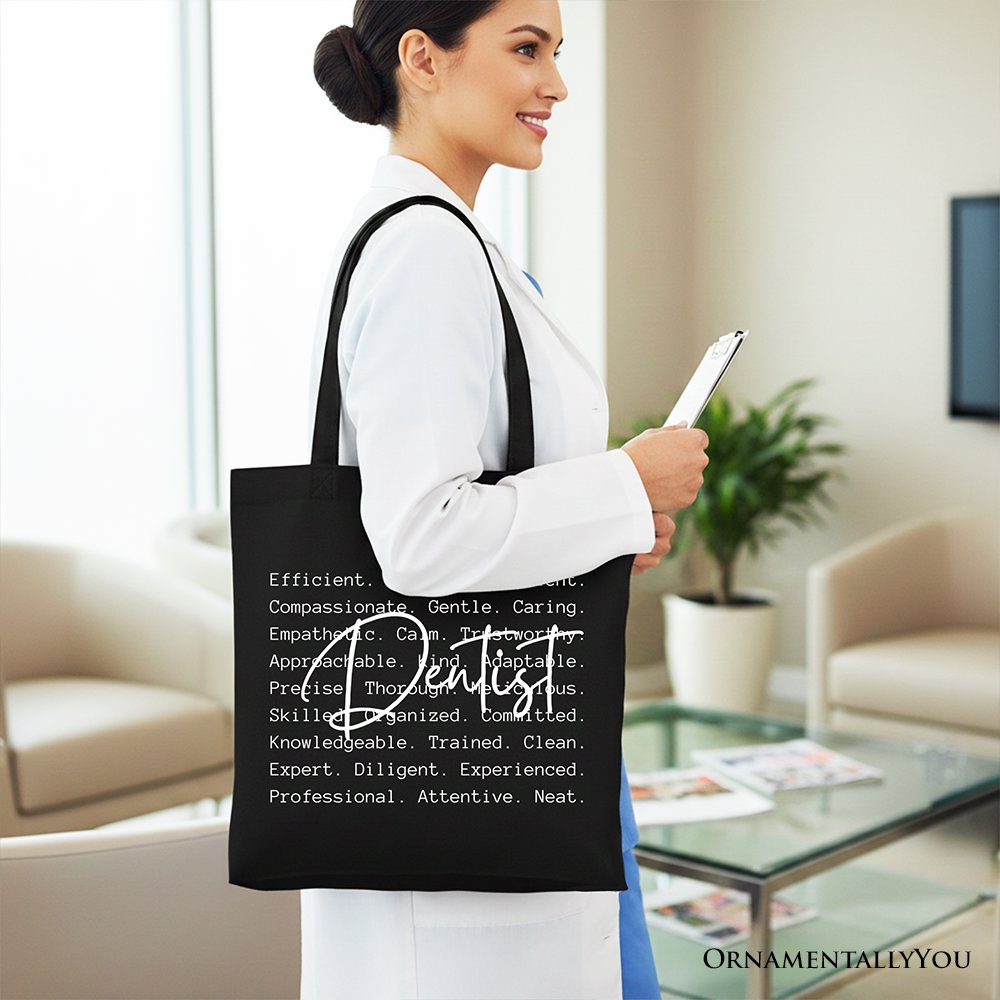 Dentist Definition Canvas Tote Bag and Shopper