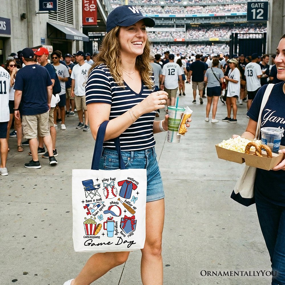 Spacious Baseball Tote Bag and the Game Day Fan