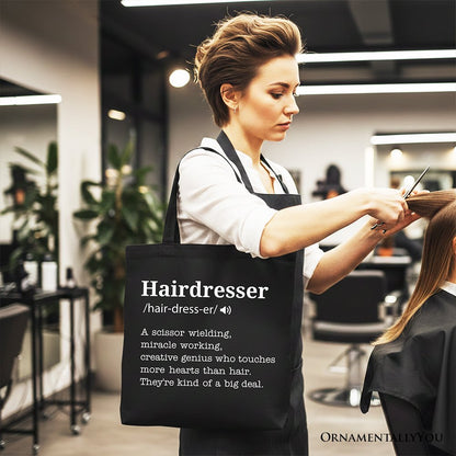 Funny Hairdresser Canvas Tote Bag and Gifts